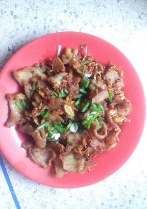 รูปของ หมูสไลด์ทอดกระเทียมพริกไทย