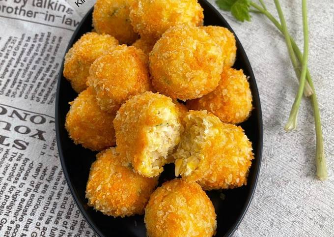 Bagaimana Membuat Cheese Corn Tofu Ball, Lezat