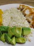 Ensalada Templada de Arroz con Pollo y Piña