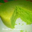 Bluder Pandan Menul no mixer no oven