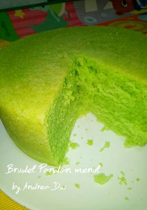 Foto resep Bluder Pandan Menul no mixer no oven