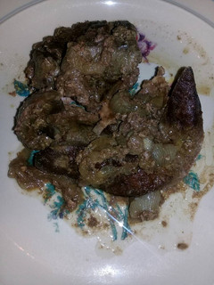 A picture of Liver with onion.