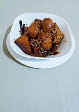 Foto resep Semur tahu telur
