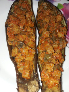 Foto resep Tempe terong balado