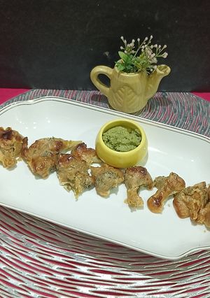 A picture of Malai Broccoli Air Fryer Bites.