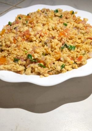 Scramble egg ainihin hoton girkin