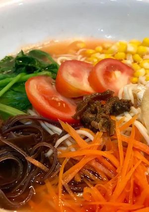 Hình của món Mỳ tươi rau nấm (Mỳ ngũ sắc).