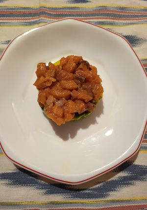 Una foto de Tartar de Salmón ahumado