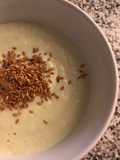 Puré de coliflor, puerro y repollo