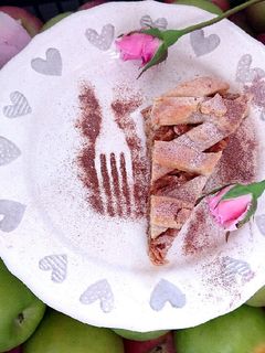 Almás túrós piték recept fotója