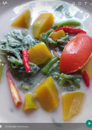 Foto resep Gulai putih pucuk labu & baby labu 😋