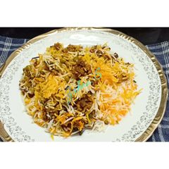 A picture of Keema Masur Pulao.