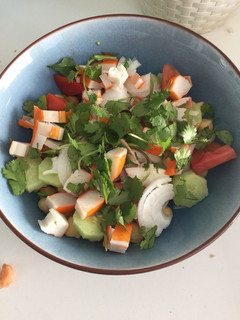 Una foto de Ensalada de garbanzos rica en proteínas