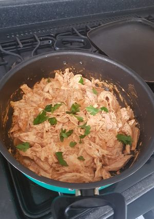 Una foto de Salsa para pollo de chipotle, finta gourmet con precio de fonda