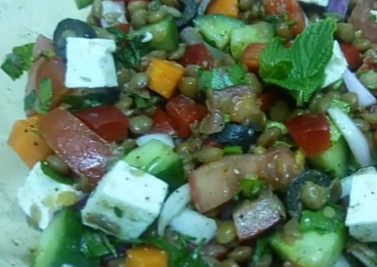 Step-by-Step Guide to Make Favorite Greek Lentil Salad