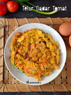 Foto resep Telur Dadar Tomat
