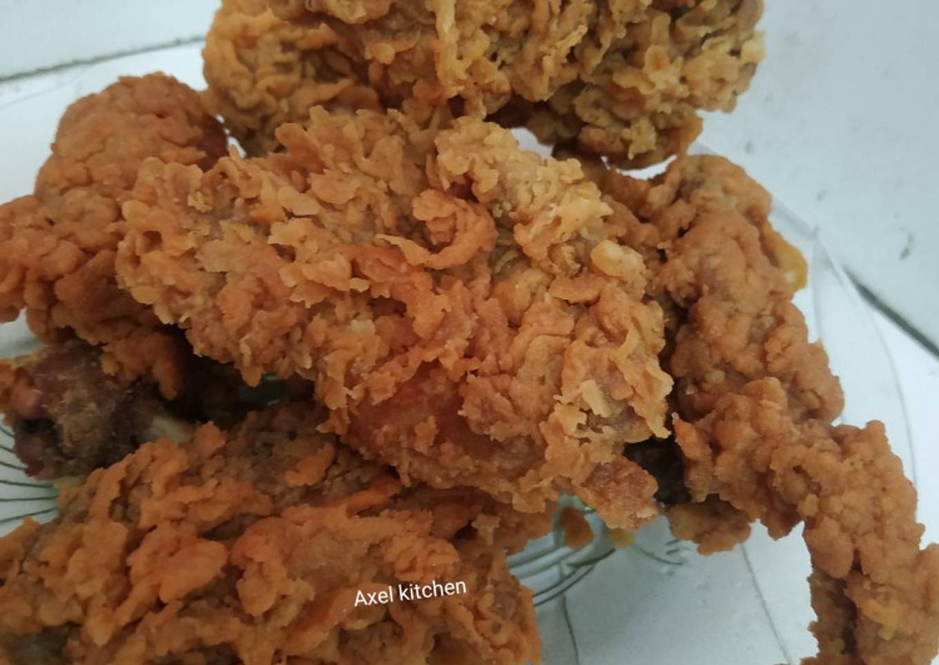 Ayam goreng kentucky crunchy dan curly