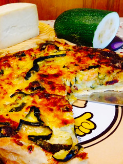 Una foto de Quiche de calabacín