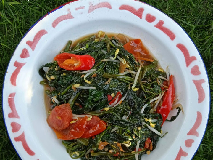 Resep Tumis Kangkung Taoge Belacan yang Enak