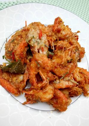 Foto resep Udang goreng telur asin