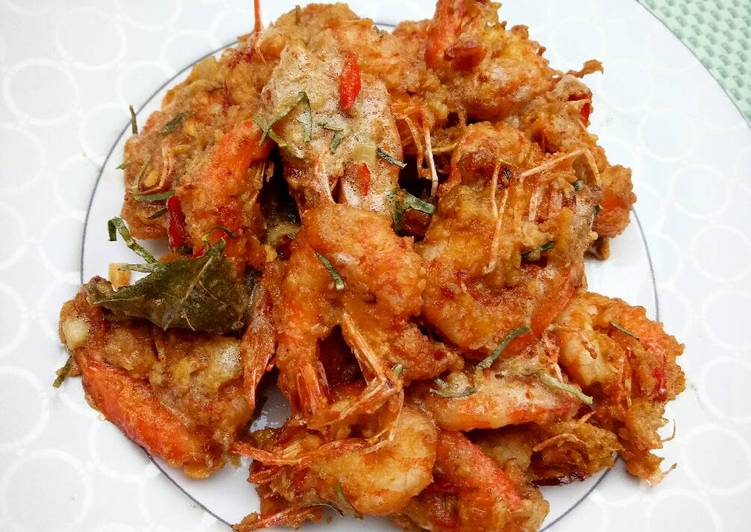 resep gulai telur asin Resep Udang goreng telur asin oleh vera shahara Cookpad