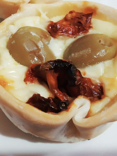 Una foto de Canastitas mediterráneas sin gluten y veganas