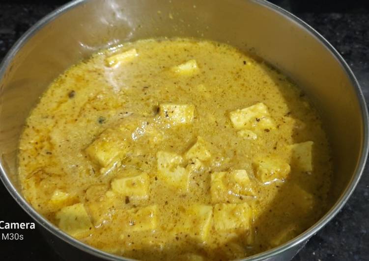 Recipe of Super Quick Homemade Paneer kali mirch