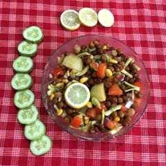 Healthy Chana Chat A picture of Healthy Chana Chat.