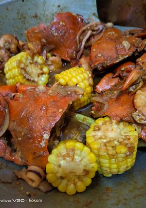 Foto resep Asam manis seafood (kepiting,udang,cumi)