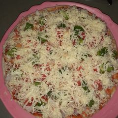 A picture of Bread pizza.