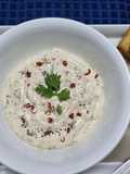 Homemade Cheese Spread dip with Mixed Herbs and Garlic