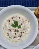 Homemade Cheese Spread dip with Mixed Herbs and Garlic