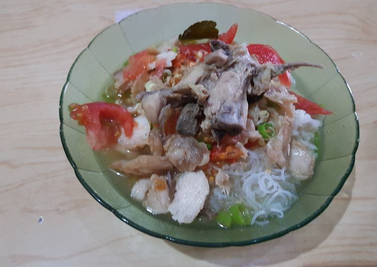 Resep Soto ayam bening ala2 jawa Anti Gagal