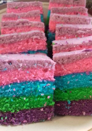 Foto resep Rainbow cake