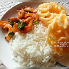 A picture of Udang Balado (Prawns with Chili Sauce).