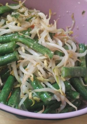 Foto resep Tumis tauge kacang panjang