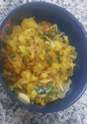 A picture of Tapioca scramble.
