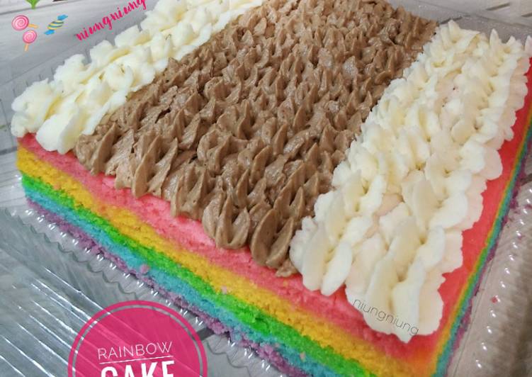 Resep Rainbow cake, Bikin Ngiler