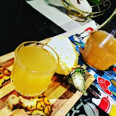 Refreshing pineapple peel n Ginger juice#15minolessrecipecontest A picture of Refreshing pineapple peel n Ginger juice#15minolessrecipecontest.