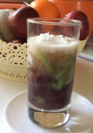 Hình của món Chè đậu đỏ bánh lọt.
