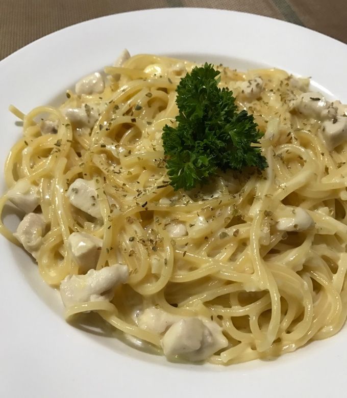 Foto resep Creamy Spaghetti Carbonara