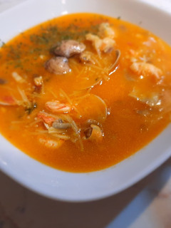 Una foto de Sopa de marisco