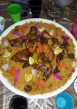 صورة لوصفة كبسه بنكهة اللومي