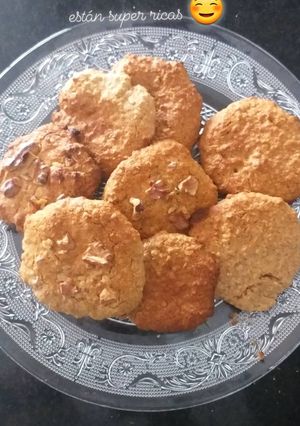 Una foto de Cookies light de avena y harina integral