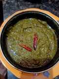 पालक मिक्स सरसों साग (palak mix sarson sag recipe in Hindi)