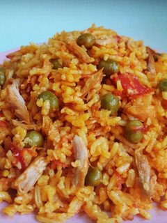 عکسی از دستور دمپخت با مرغ و نخودفرنگی