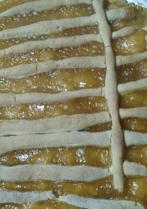 Una foto de Pasta frola de batata