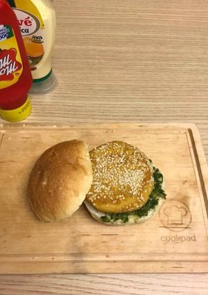 Foto di Burger di ceci
