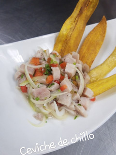 Una foto de Ceviche de chillo