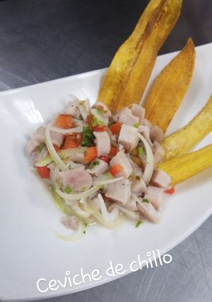 Una foto de Ceviche de chillo